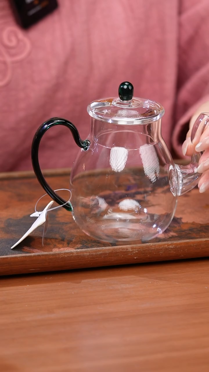 【闪购商品】禾器/晶彩云仕壶/墨绿色