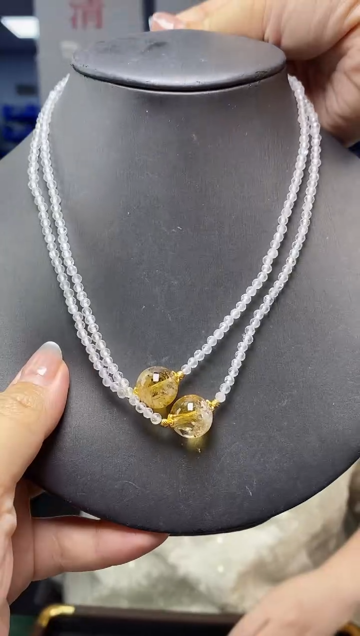 颈饰未镶嵌水晶多样性发货发其一 