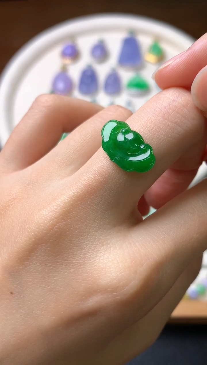 【闪购商品】定制翡翠未镶嵌裸石（镶嵌定制）