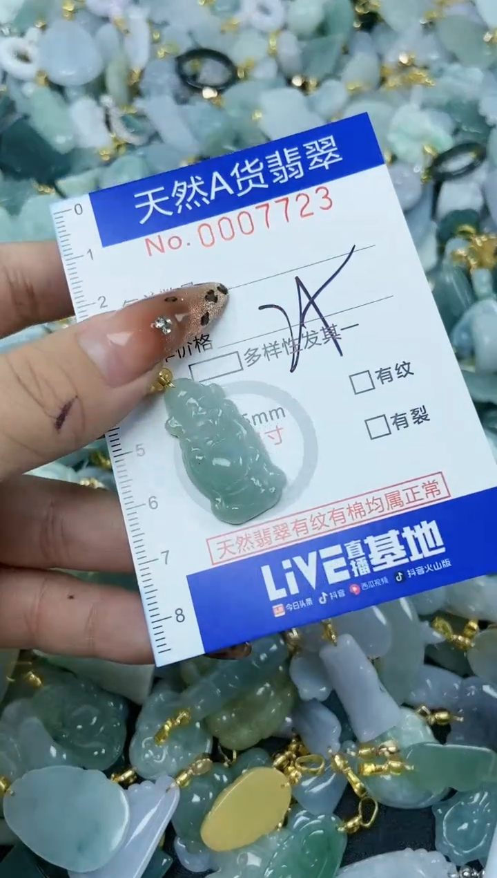 【闪购商品】翡翠颈饰未镶嵌天然A货翡翠