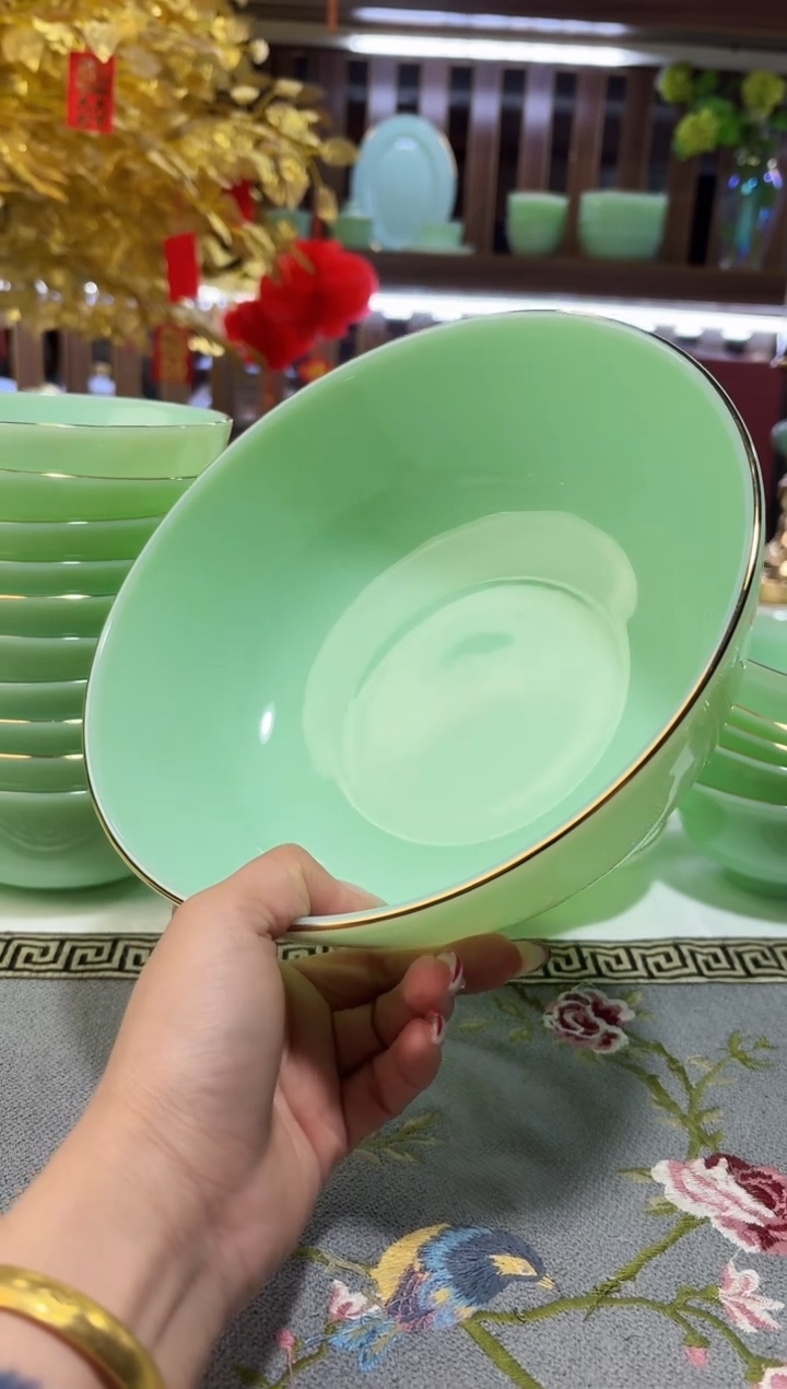 玉瓷 8.5英寸大汤碗1个