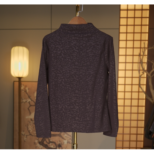 【阁风翻卷-打底衫】中式打底衬衫4554