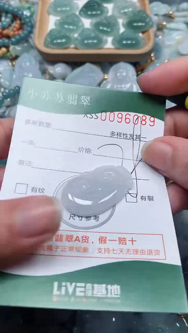 【闪购商品】翡翠颈饰未镶嵌闪购商品0096089