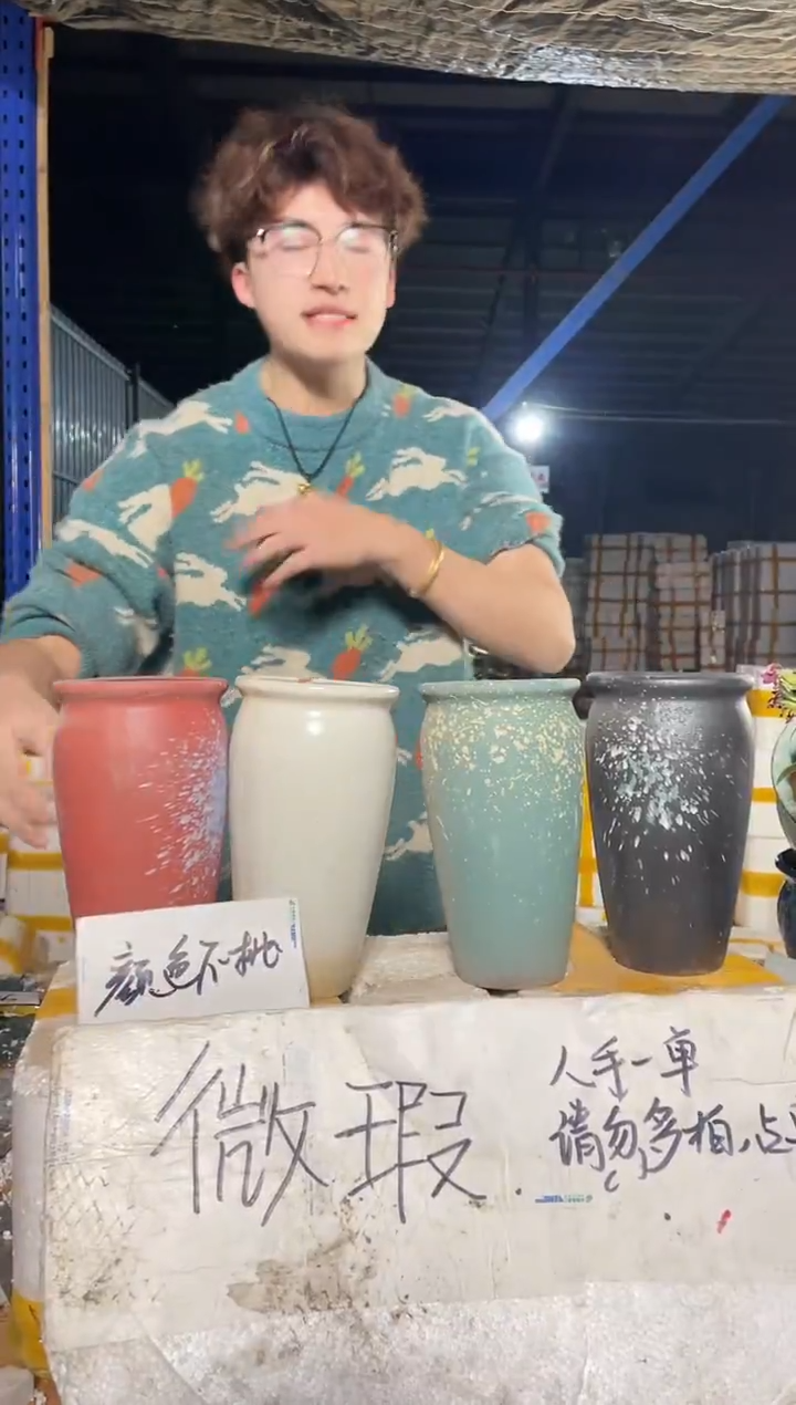 紫砂花盆宜兴紫砂粗陶花盆