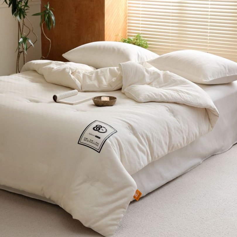 李官奇 A类纯棉大豆被 80%大豆 春秋被 冬被二合一单双人加厚被芯