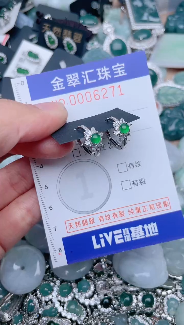 翡翠未镶嵌颈饰6271....1