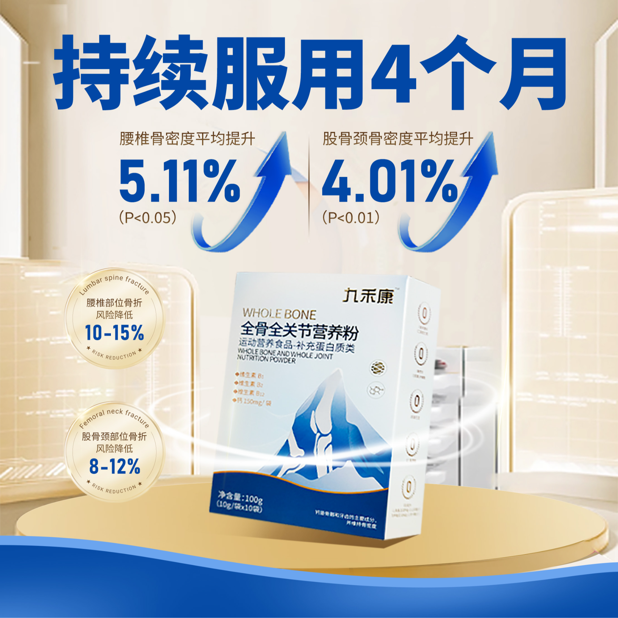 【缓解疼痛】全骨全关节营养粉改善缓解关节疼痛软骨素好吸收无蔗糖