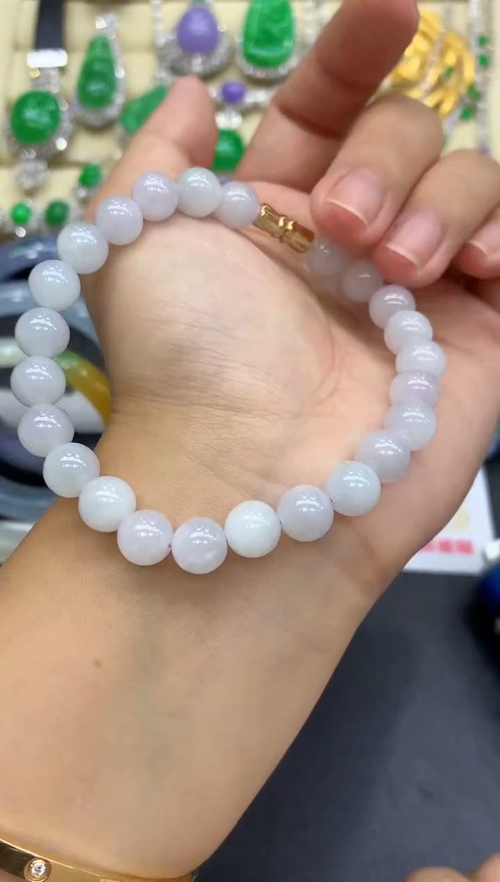 未镶嵌手串翡翠104-中国好珍宝