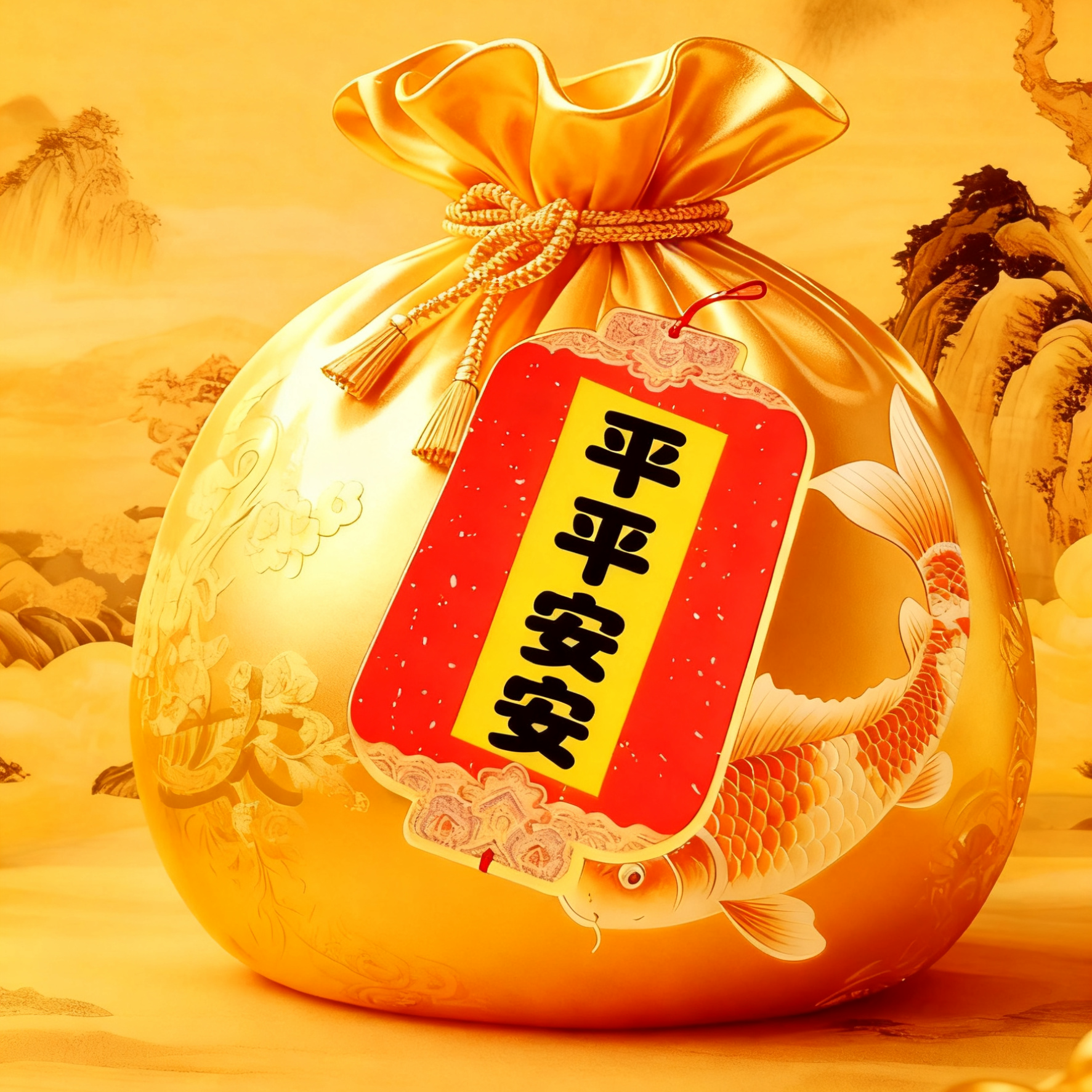 5号老师推荐平平安安手绘卡生肖挂饰入宅客厅玄学小物件小挂件