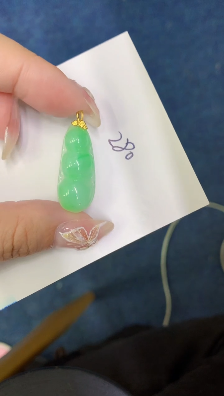 【闪购商品】翡翠颈饰18K金镶嵌0000000000000