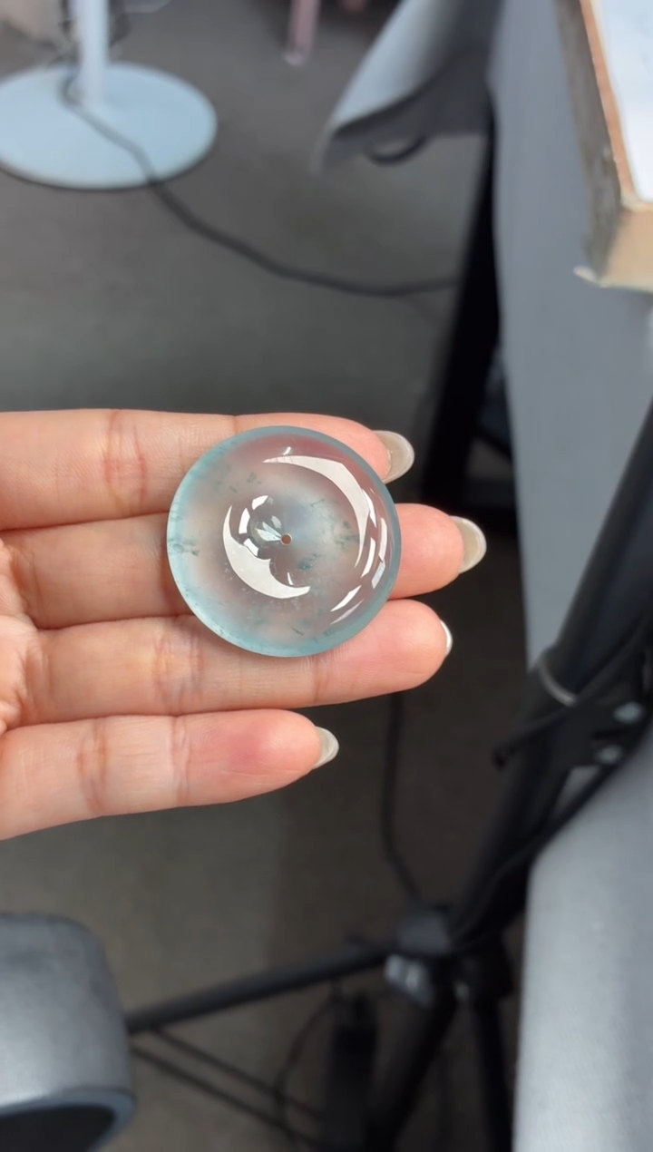 吊坠(不含链)未镶嵌翡翠46 平安扣 34.8 6.9