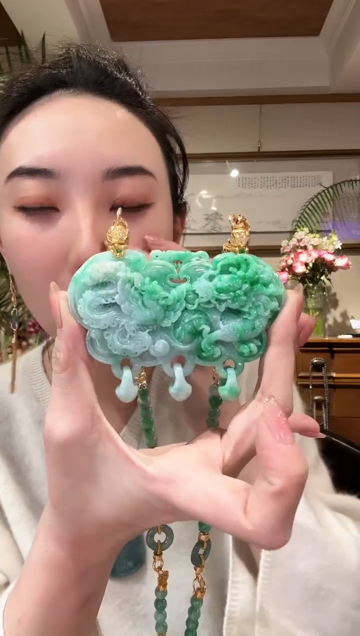 【闪购商品】翡翠颈饰未镶嵌国风