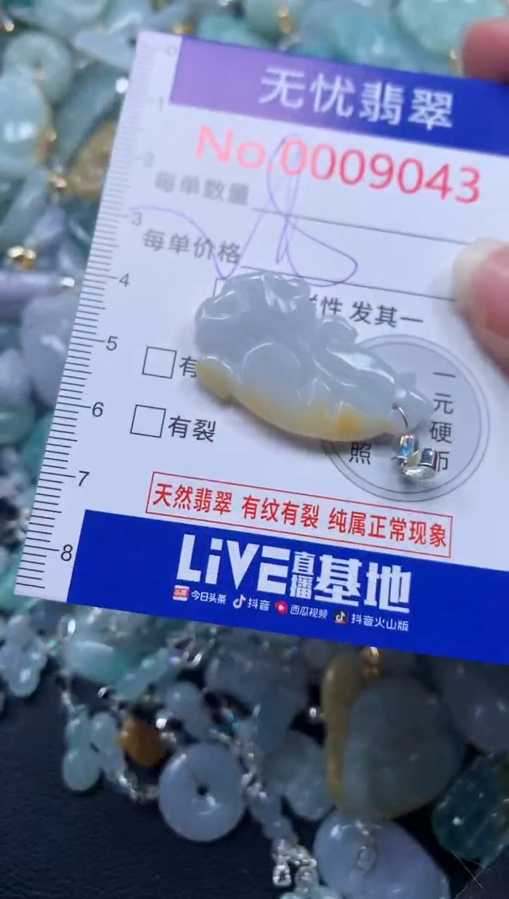 颈饰未镶嵌翡翠9043