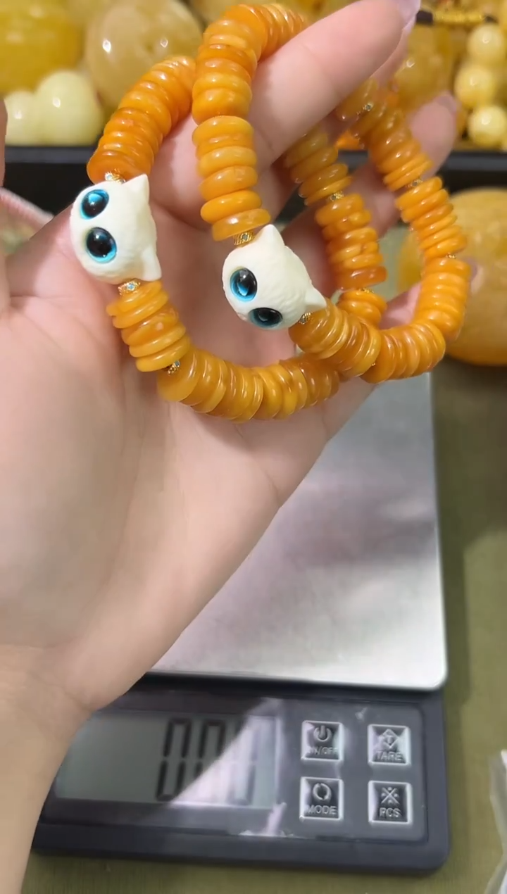 裸石琥珀未镶嵌天然琥珀蜜蜡手串多样性发一条