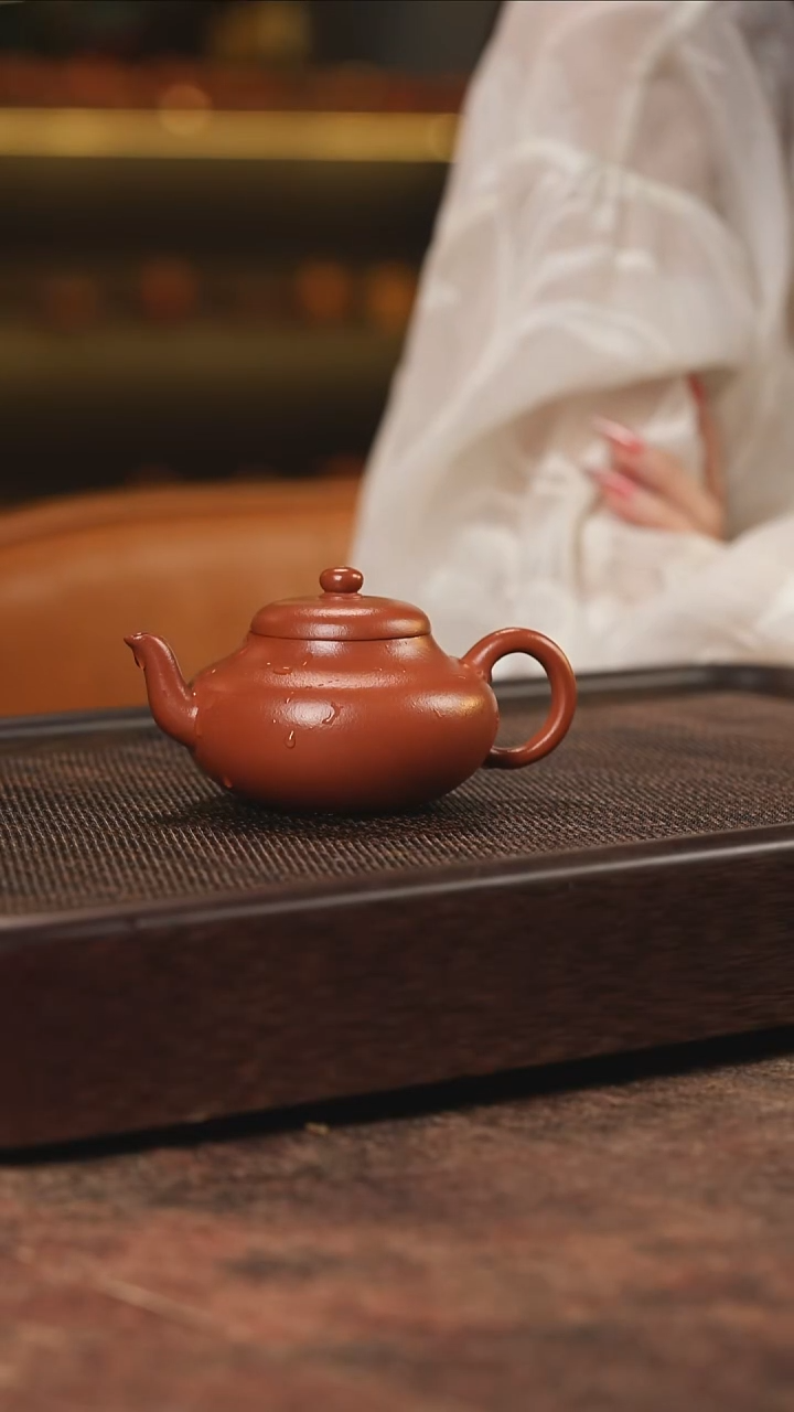 茶壶紫砂赵庄朱泥君德