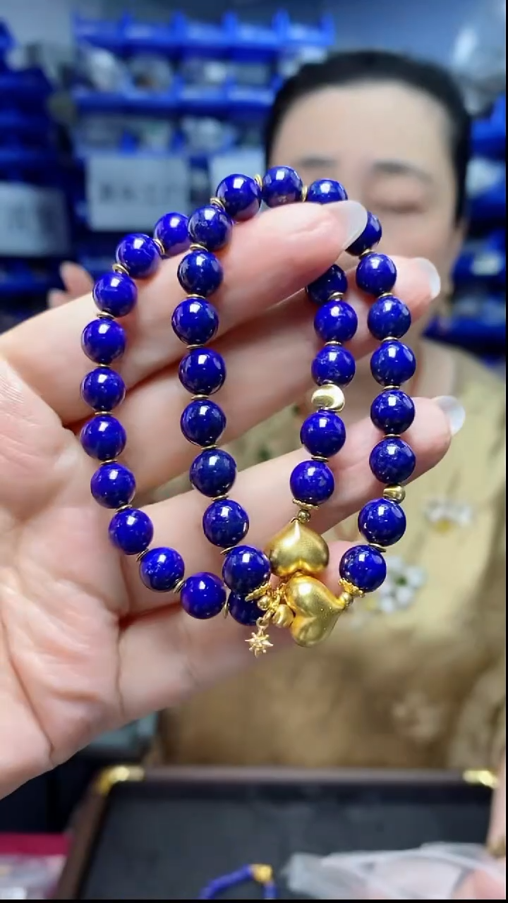 未镶嵌青金石手链多样性发货发其一