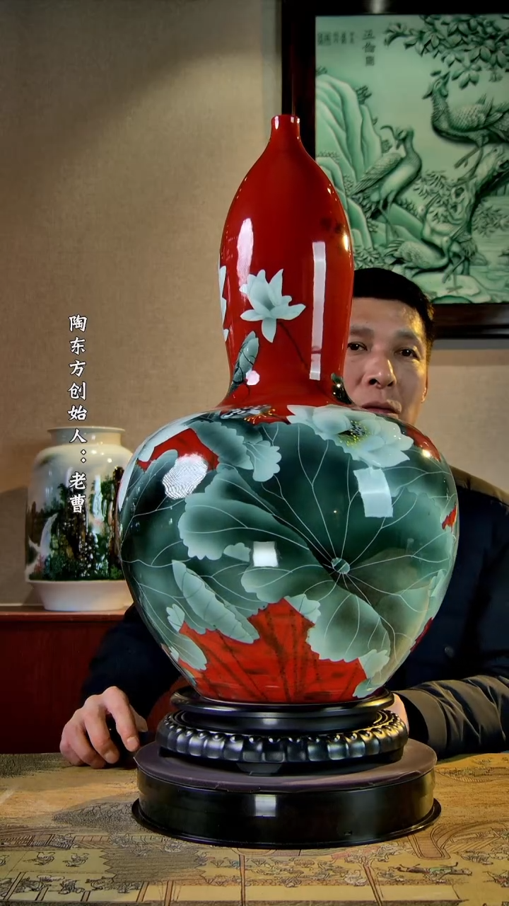 【闪购商品】其他景德镇陶东方陶瓷艺术作品花瓶瓷板画摆件