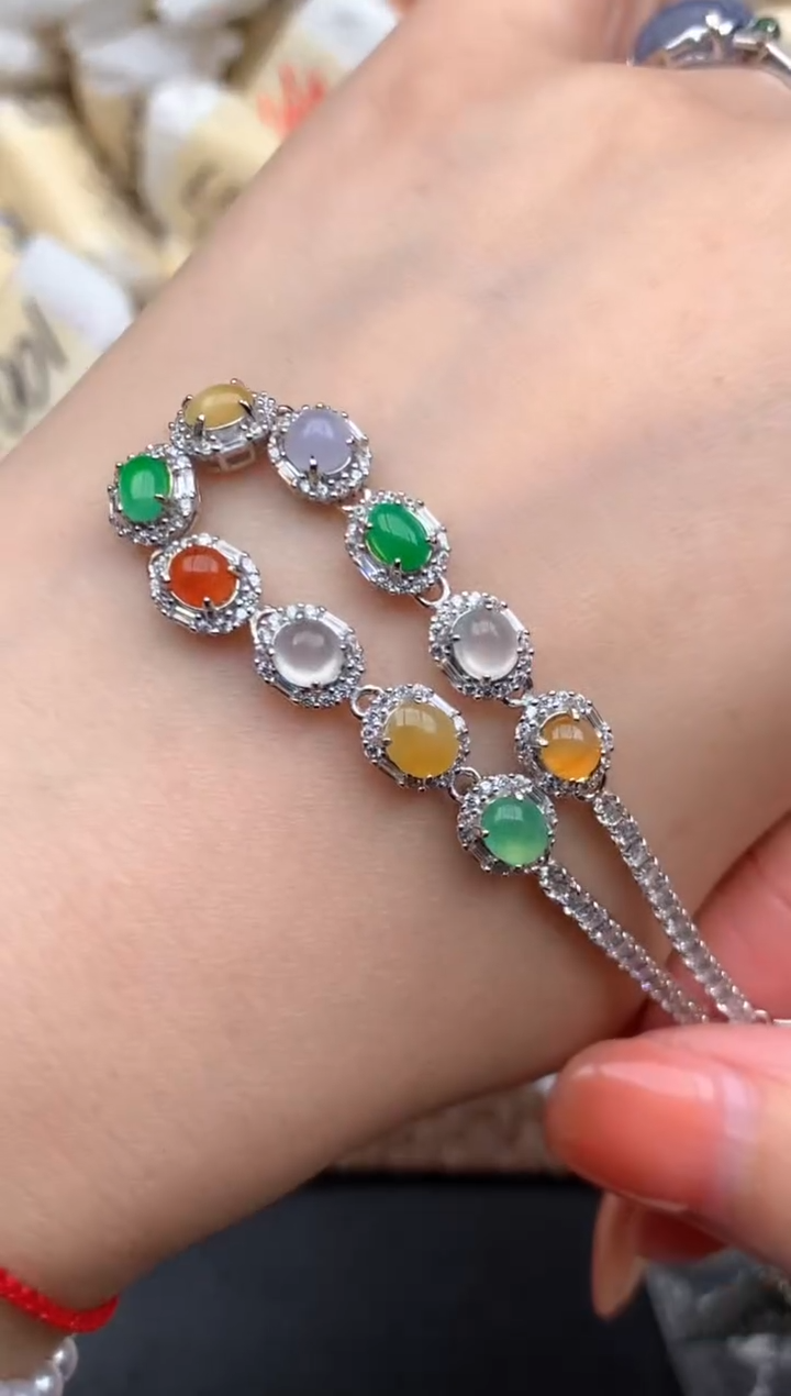 银S925镶嵌挂件翡翠1