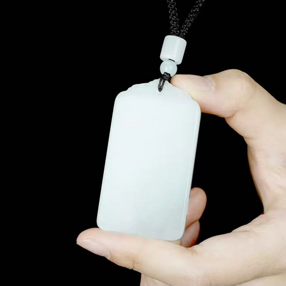 山料米达无事牌3X6吊坠