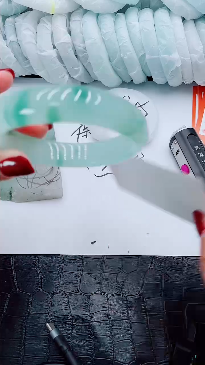 【闪购商品】石英质玉手镯未镶嵌R55-56/57/58