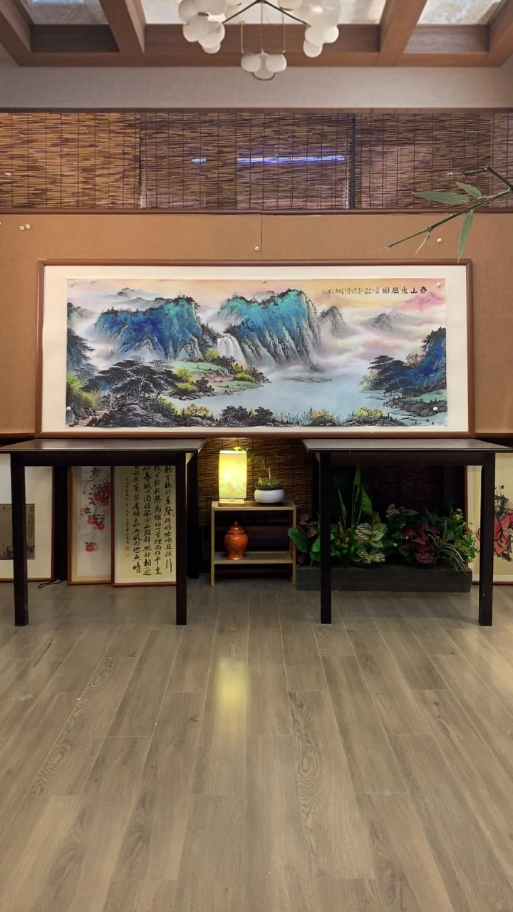 国画画芯纯宣纸纯手绘180*70cm