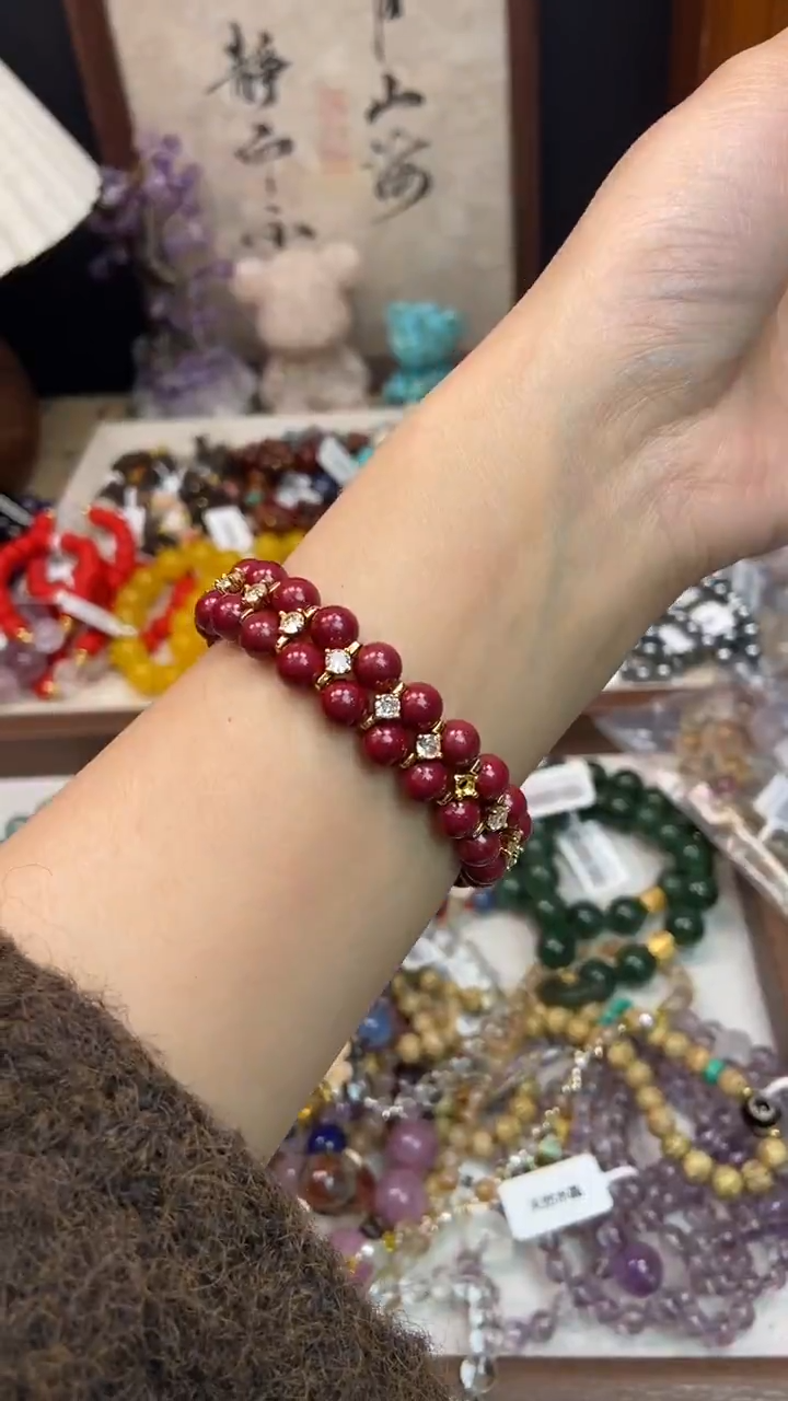 未镶嵌玛瑙手饰119朱砂