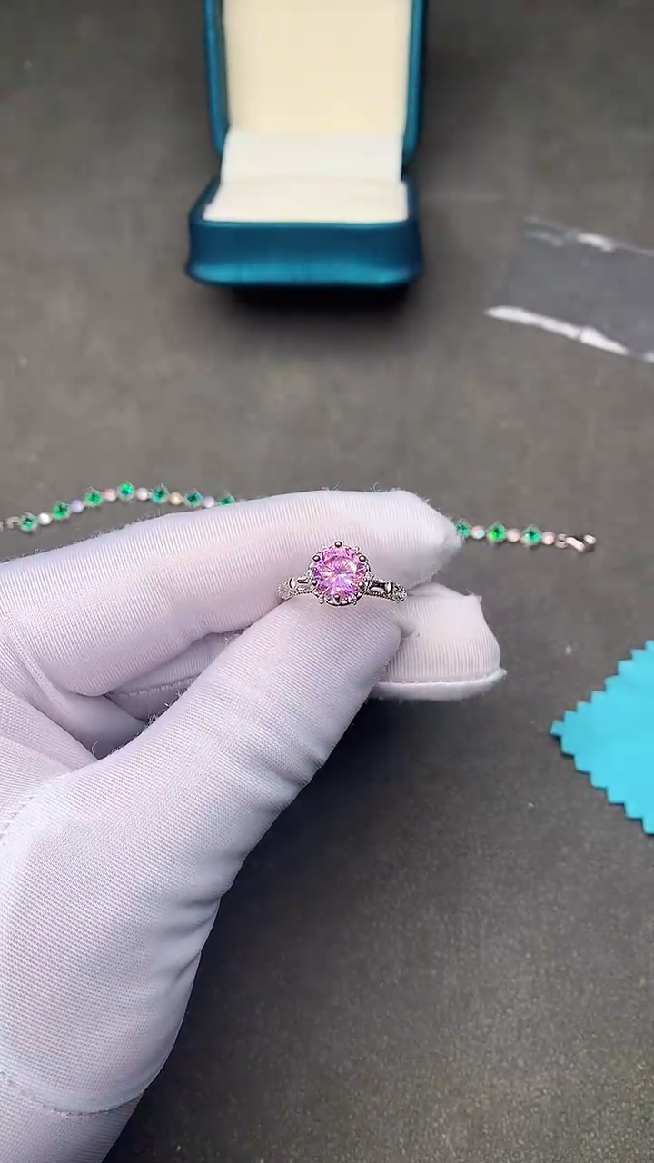 【闪购商品】碧玺戒指银S925镶嵌·····