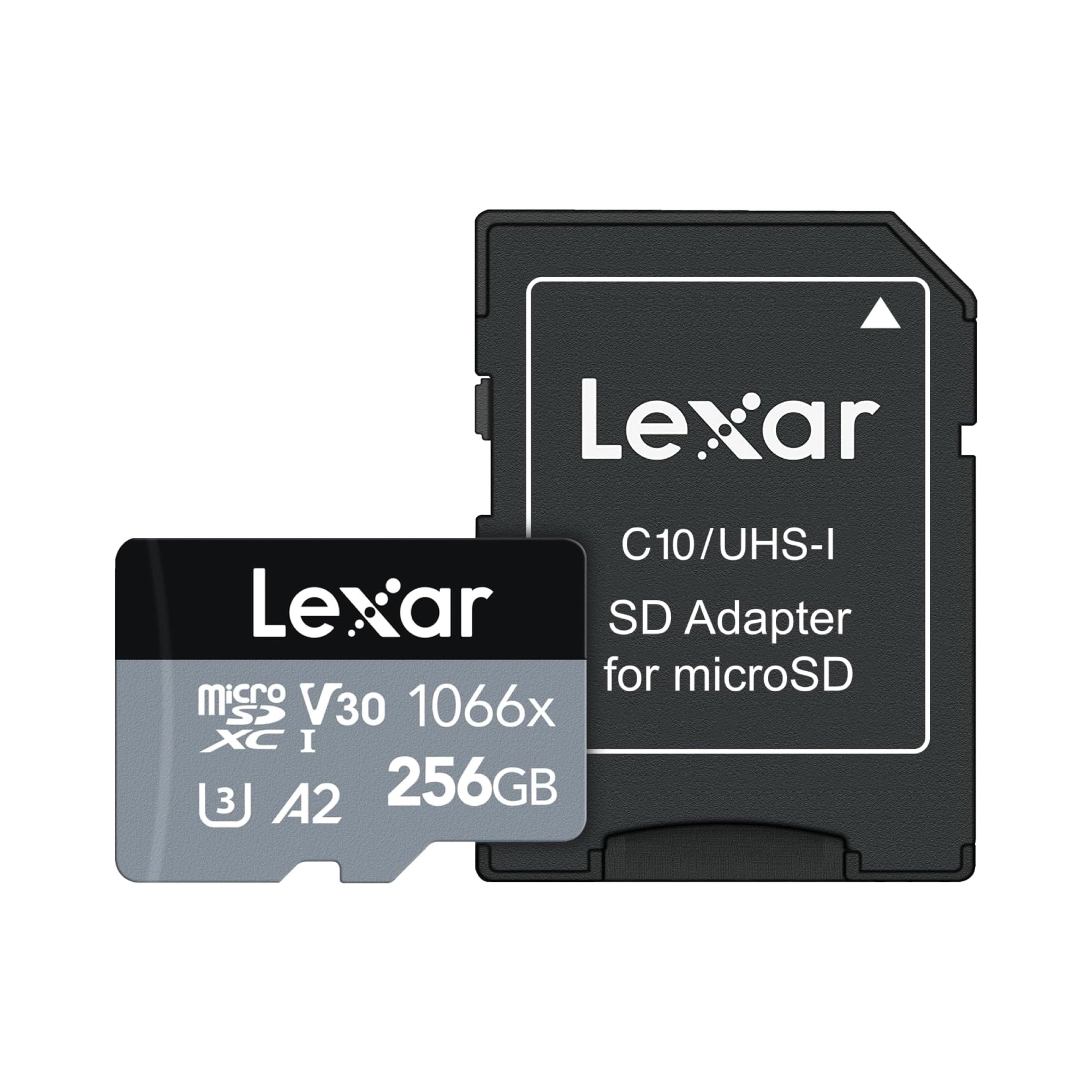 未拆封 Lexar/雷克沙 1066x 256GB V30 A2 microSDXC存储卡