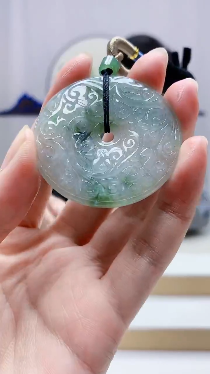 颈饰未镶嵌翡翠4917zm-JJ挂件3