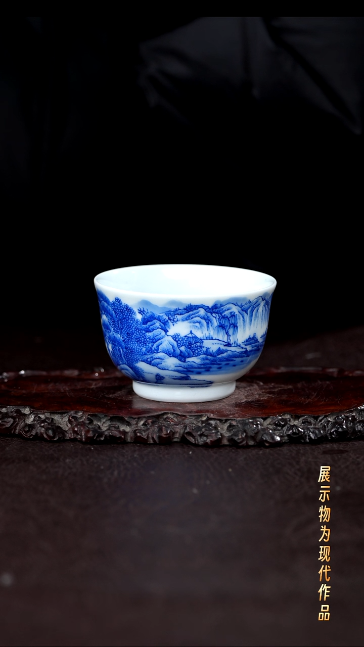 杯子瓷景德镇全手工手绘瓷器！