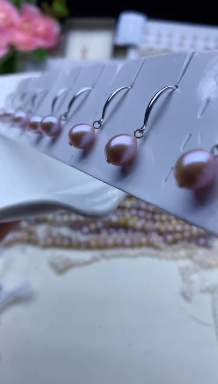 【闪购商品】淡水珍珠耳饰未镶嵌淡水珍珠耳饰