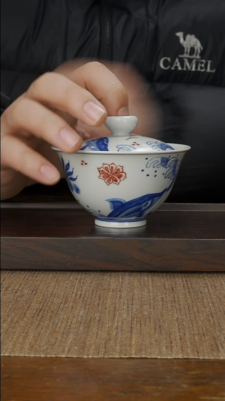 【闪购商品】摆件景德镇手工手绘茶具大器宛成