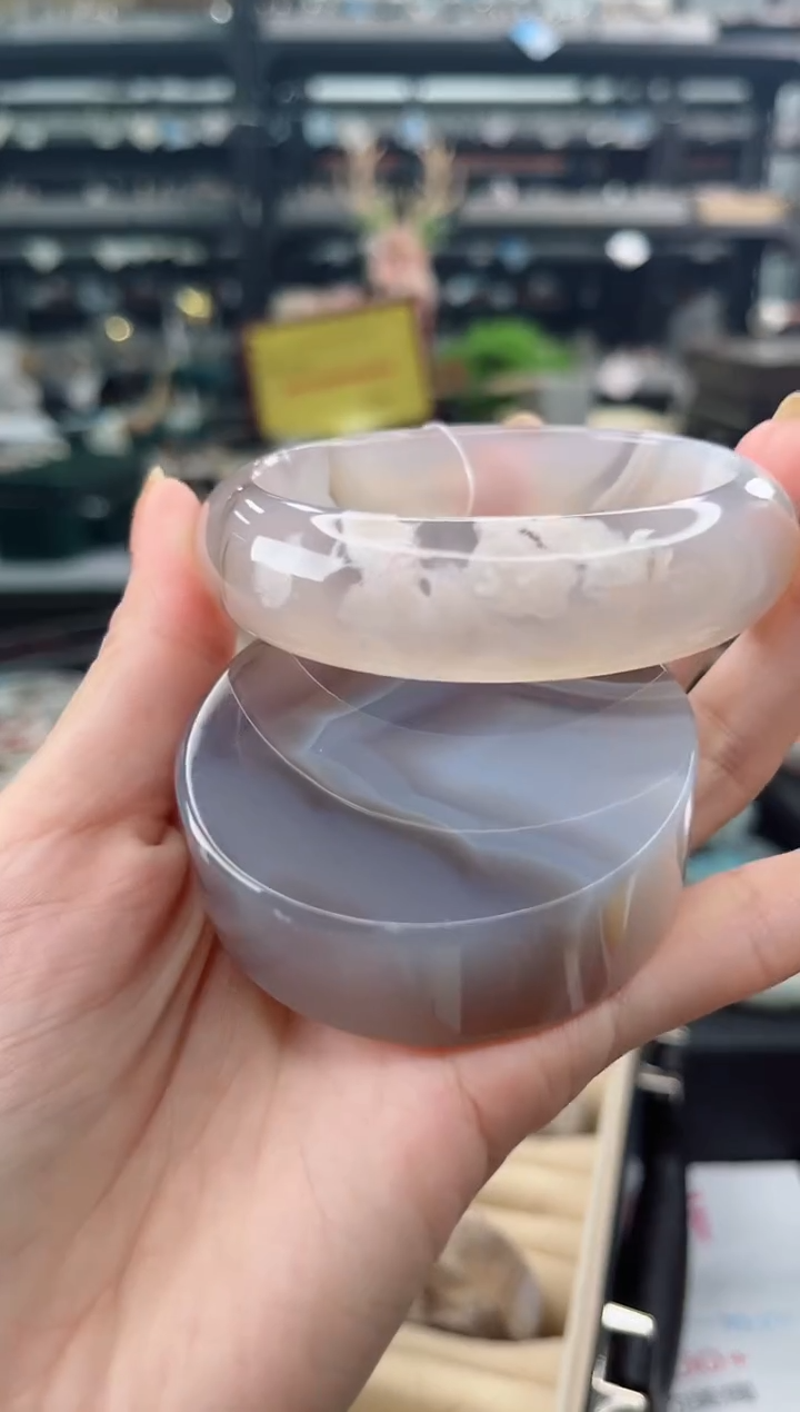 【闪购商品】石英质玉手镯未镶嵌58圈口（赠品镯心）3571248