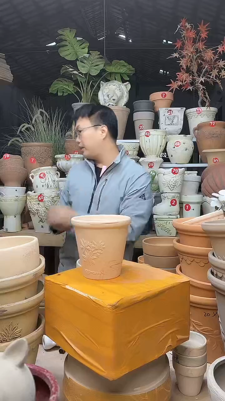 【闪购商品】缸1个13*13（红白）香草无托无托