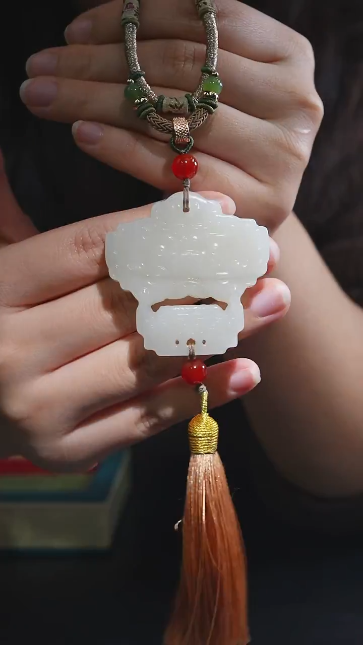 吊坠(不含链)未镶嵌和田玉JJD1229076多样性发一