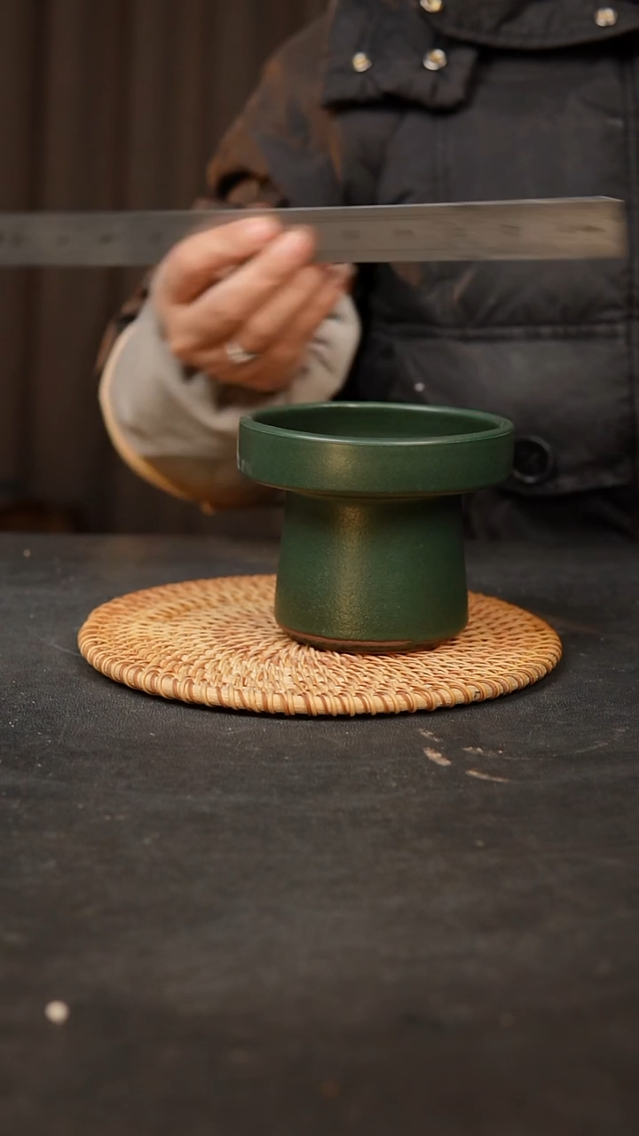 【闪购商品】瓷片泥泥手工花盆口9