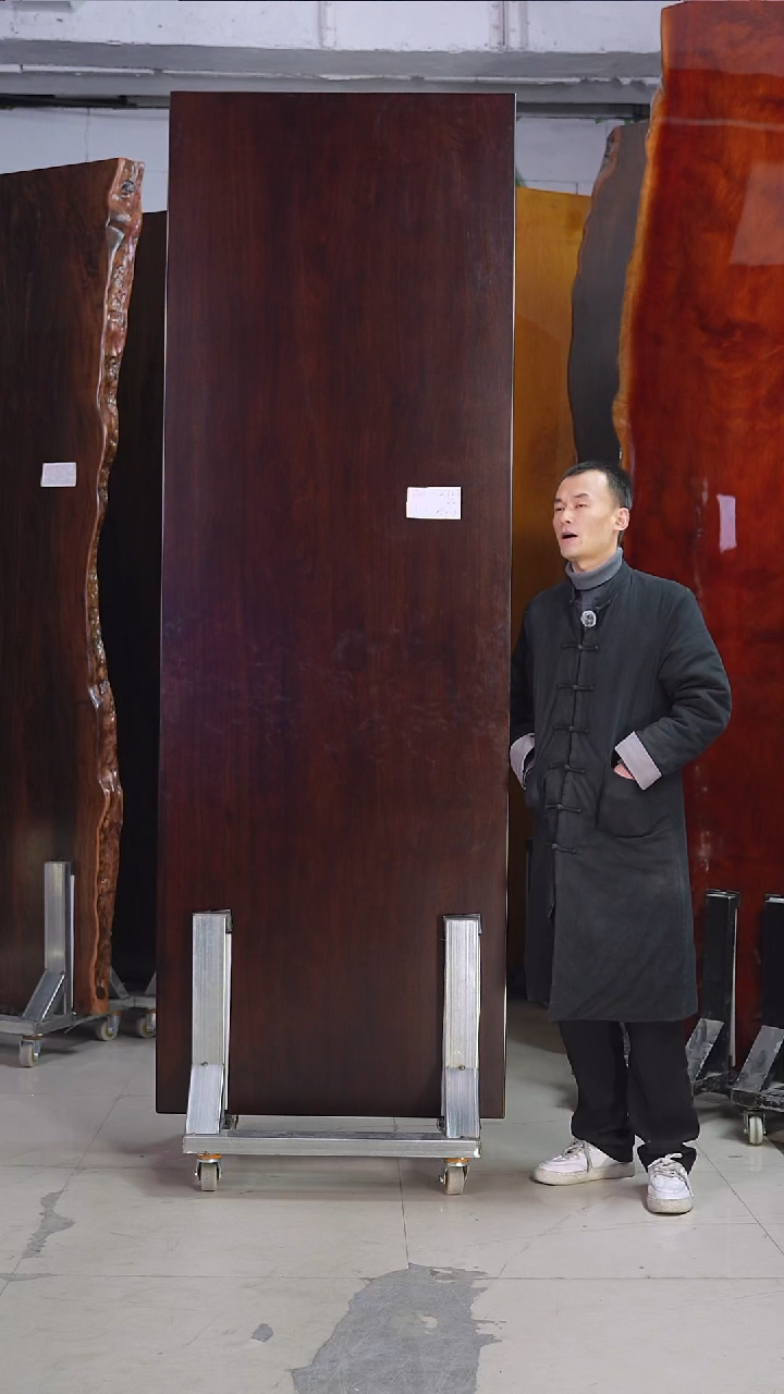 AH-232刚果黑檀253.5*86*7.8加黑三角支架*2