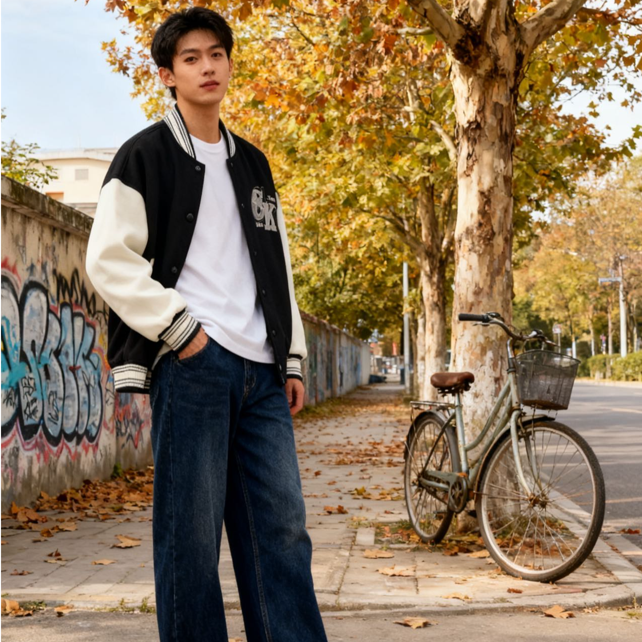 8939753高端专享老林家天花板冬款棒球服外套黑色（靠谱）