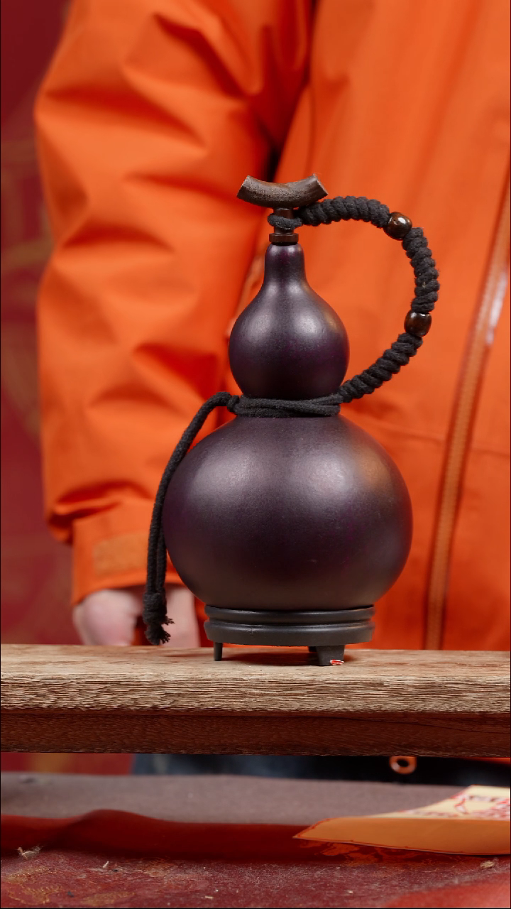 313号大漆精品葫芦一物一拍400ml