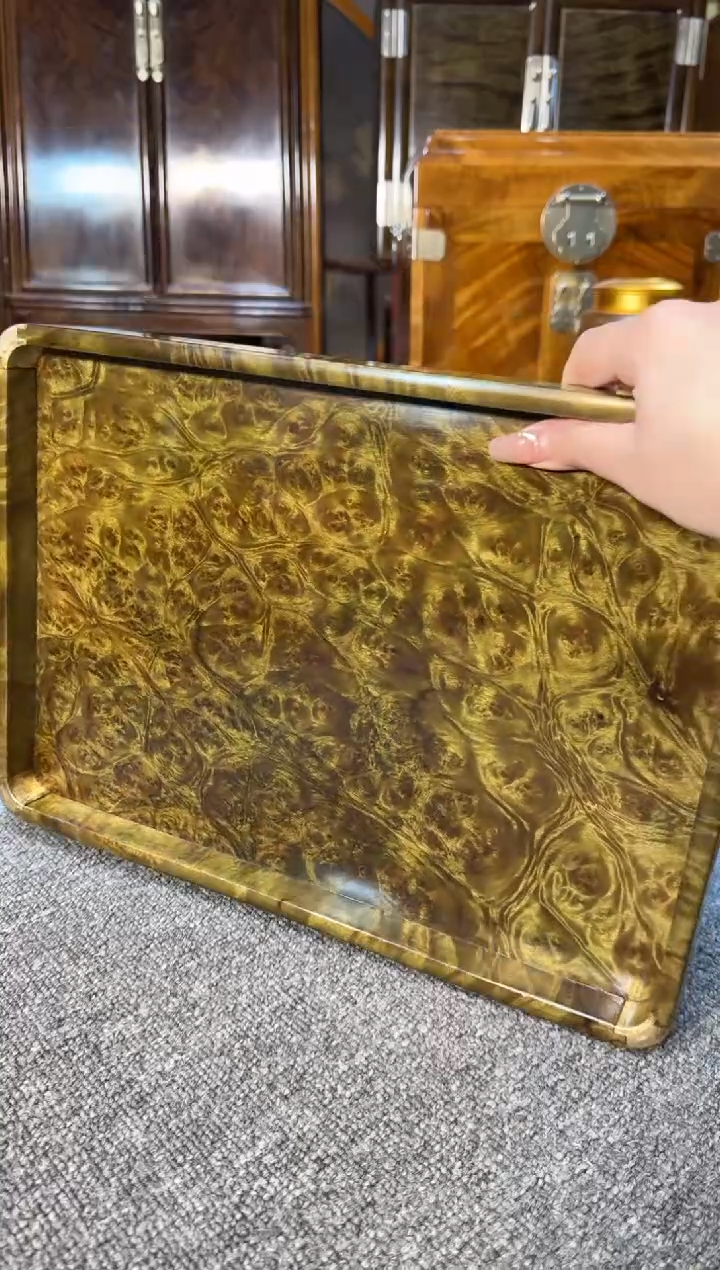 【闪购商品】乌木类成套家具阴沉乌木托盘Y171