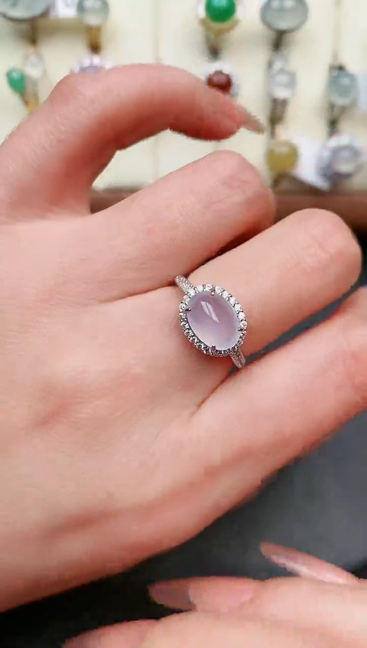 【闪购商品】翡翠戒指银S925镶嵌......