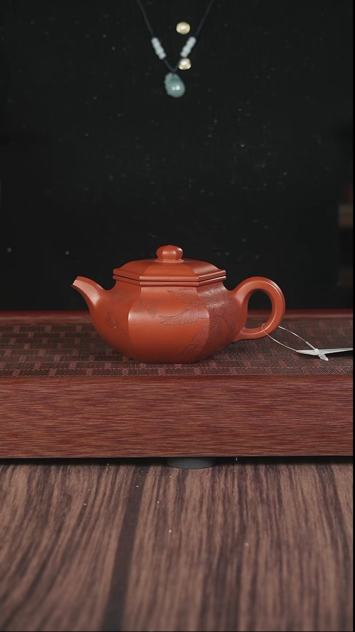 【闪购商品】紫砂茶壶pj  六方仿古