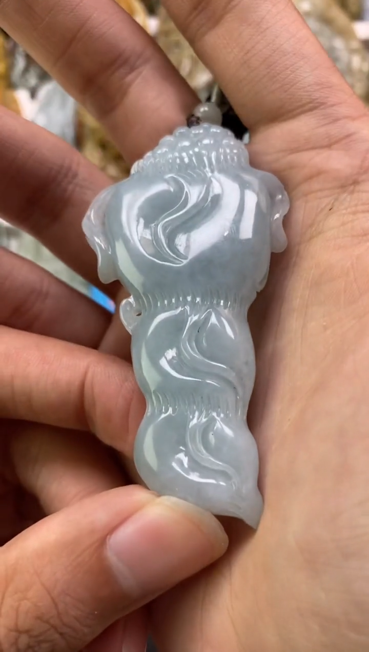 翡翠未镶嵌颈饰大**行天然翡翠