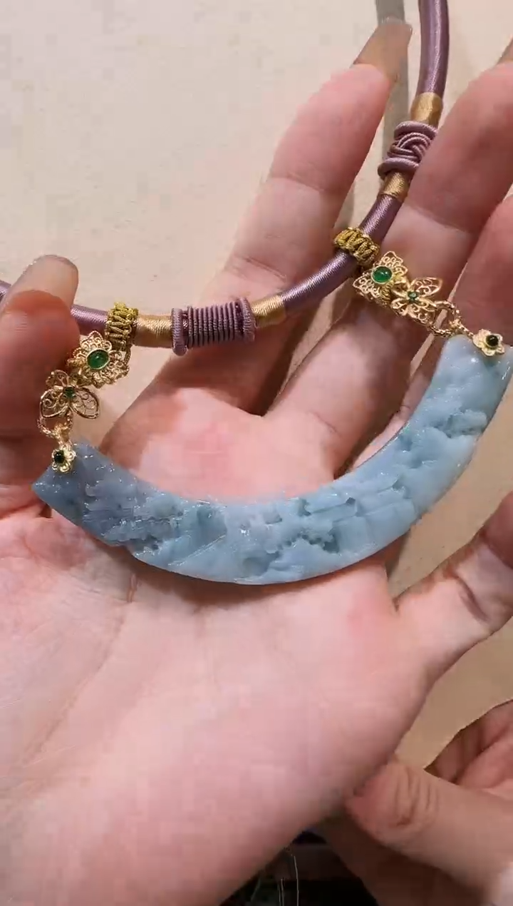 【闪购商品】翡翠颈饰未镶嵌国风