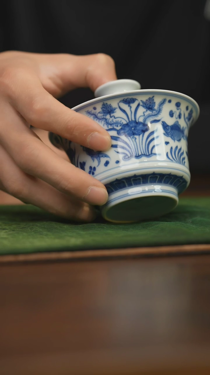 【闪购商品】杯柴窑青花破价福利