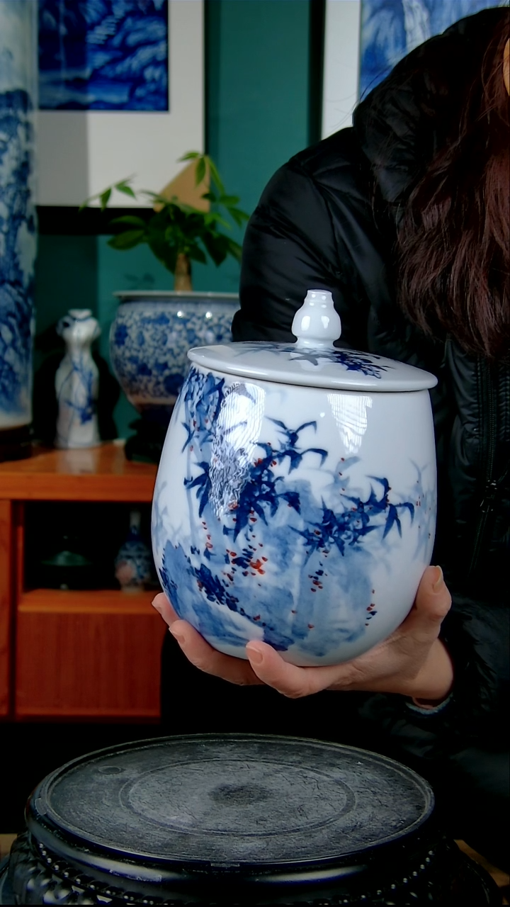 摆件陶金***m景德镇手绘陶瓷8888