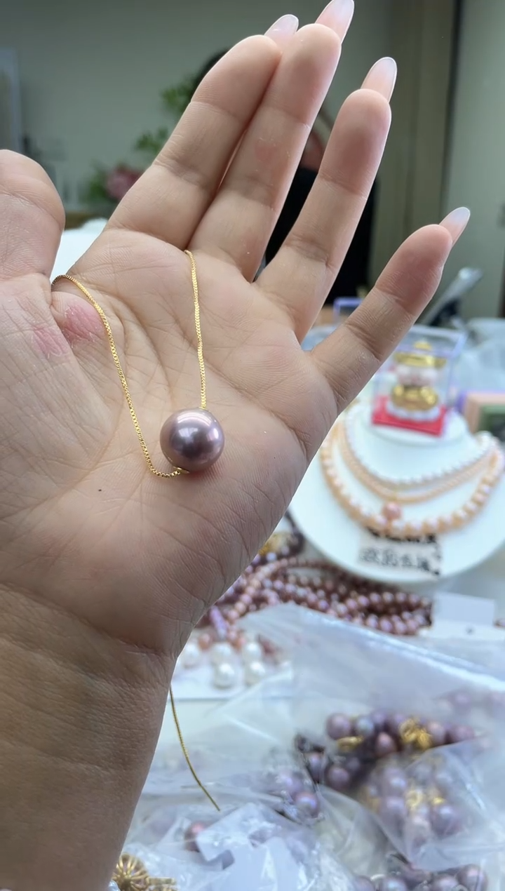未镶嵌吊坠淡水珍珠紫珠路路通(多样性发一）