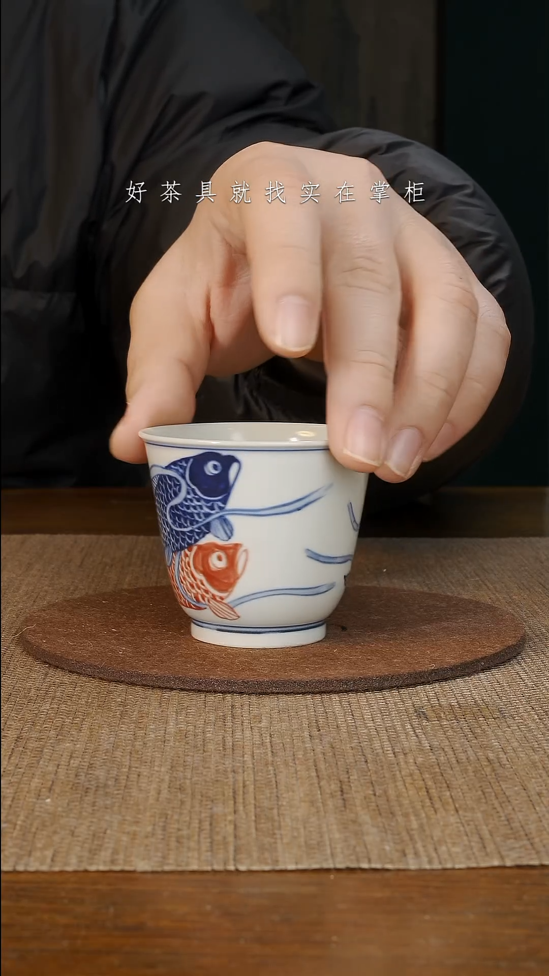 【闪购商品】摆件景德镇手工手绘茶具大器宛成