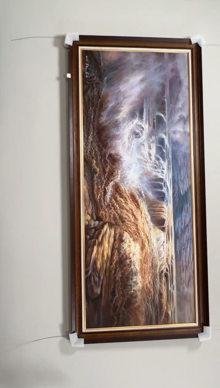 【闪购商品】绘画梁静-80*200-黄河油画
