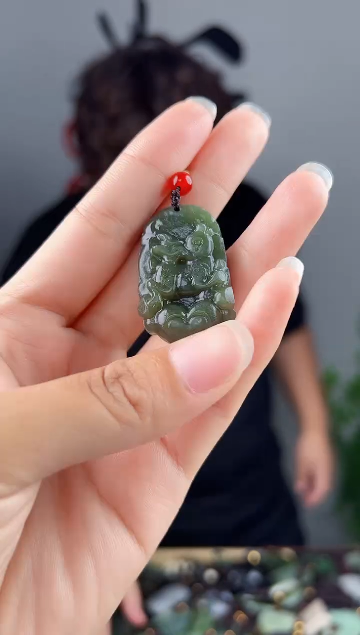 和田玉未镶嵌颈饰拍一发一，多样性发货